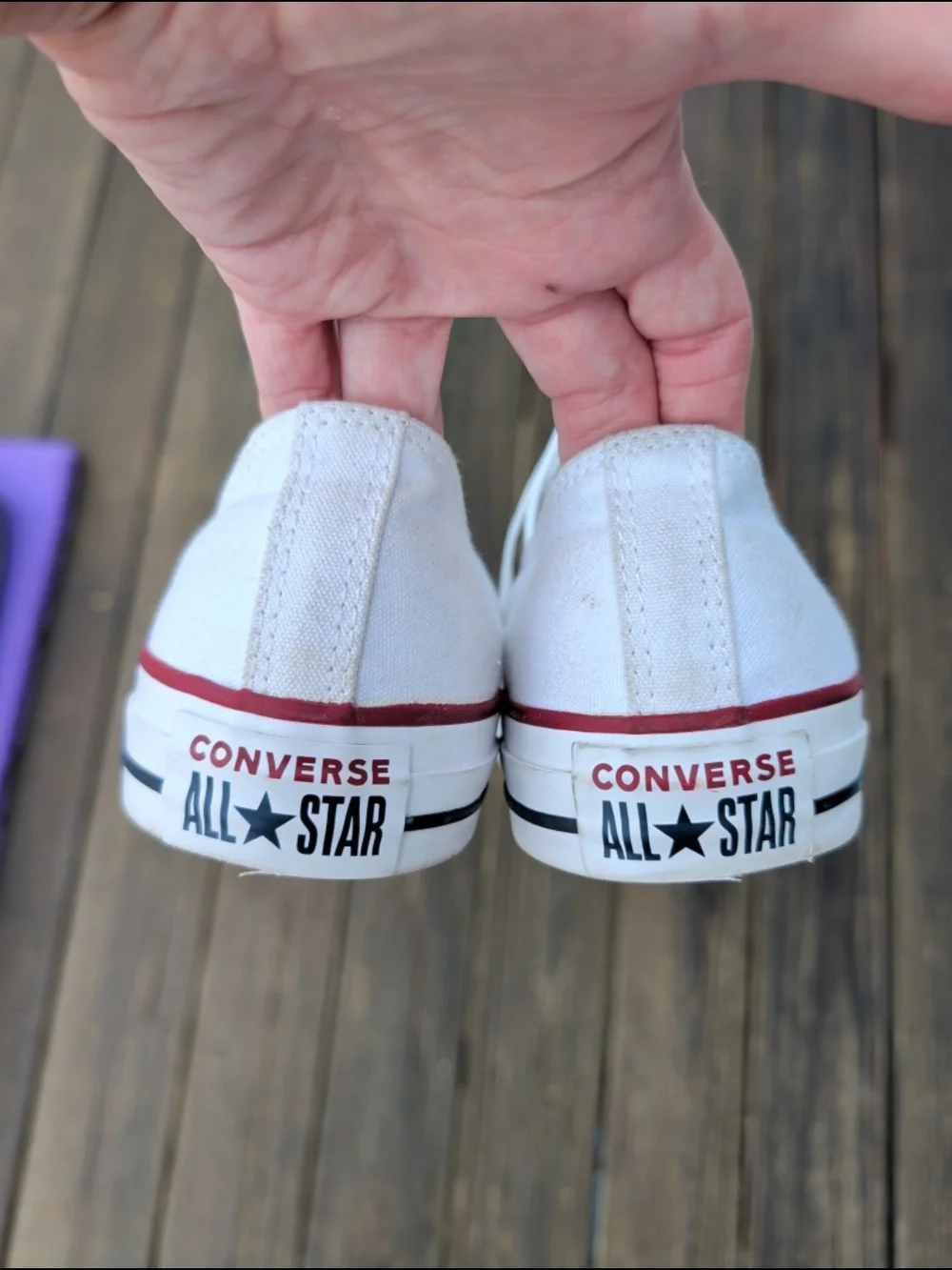 Converse All-Star White Canvas Low Tops Mens' 11.5/Womens' 13.5